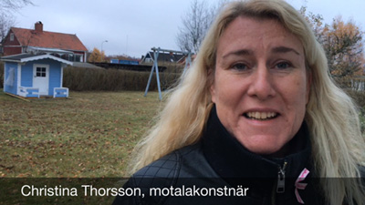 Christina berättar om sin konst