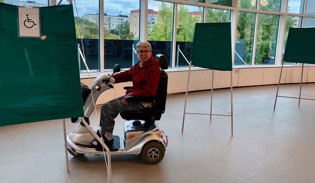 Förtidsrösning i Jakobsbergs bibliotek
